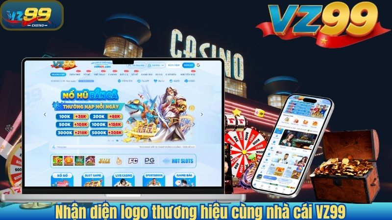 Nhận diện logo thương hiệu cùng nhà cái VZ99